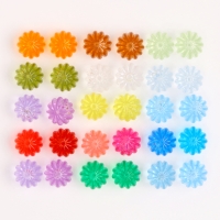 Кристаллы пластиковые декоративные, набор 140 г, размер 1 шт. &mdash; 1 &times; 1,5 см, цвет МИКС