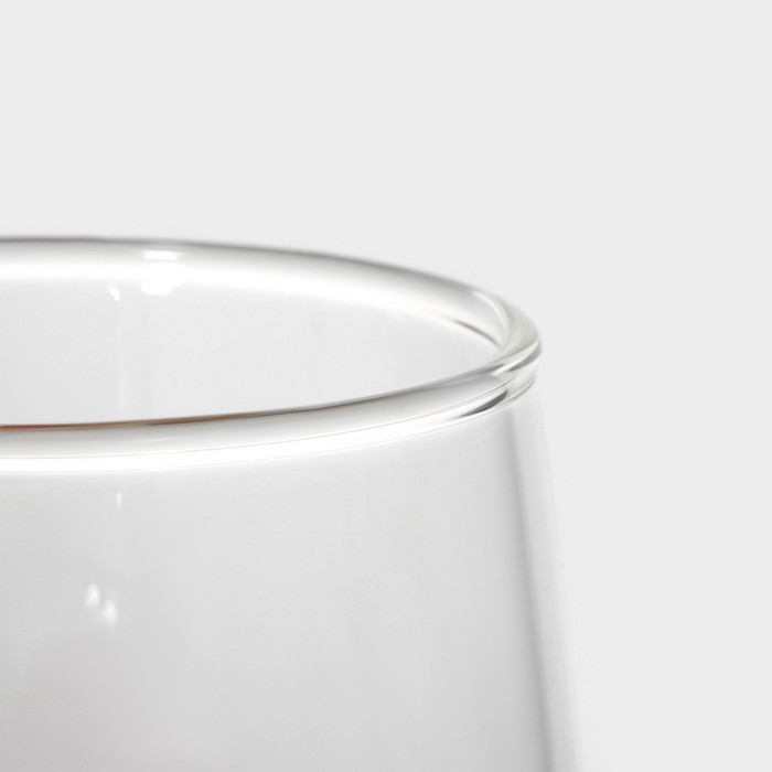 Кружка стеклянная с деревянной крышкой &laquo;Арбузик&raquo;, 300 мл