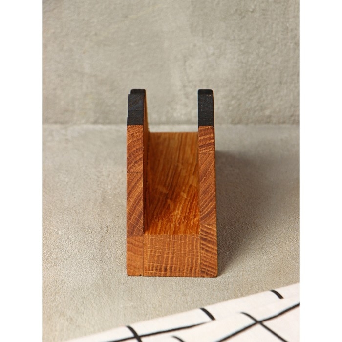 Салфетница &laquo;Гора&raquo;, 18,5&times;7 см, дуб