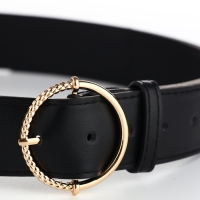 Ремень женский, ширина 4 см, винт, цвет чёрный Ремень женский, ширина 4 см, винт, цвет чёрный