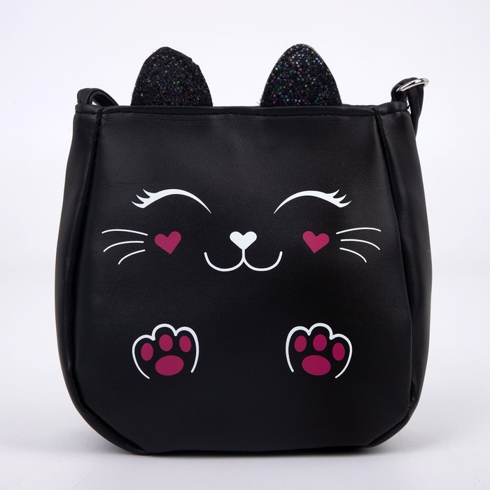 Сумка детская для девочки &laquo;чёрный котик&raquo;