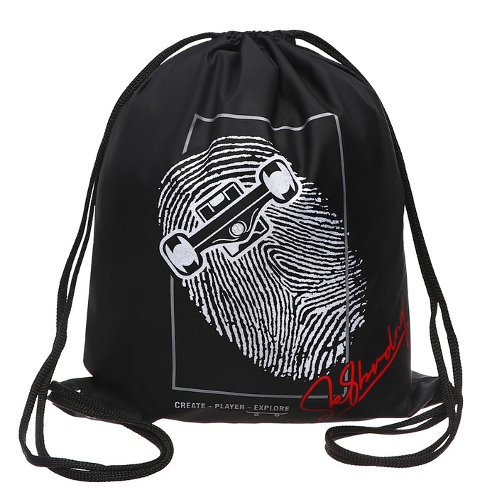 Мешок для обуви 490 х 410 мм, Оникс МО-27-1, Мешок для обуви 490 х 410 мм, Оникс МО-27-1, "Скейт"