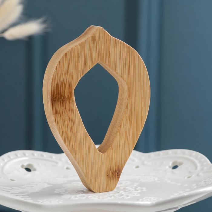 Блюдо керамическое 2-х ярусное Доляна &laquo;Сьюзен&raquo;, 25&times;20&times;27 см, цвет белый