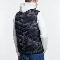 Жилет с подогревом Thermalli Valmorel, серый камуфляж, размер XXL