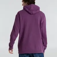 Толстовка с капюшоном унисекс Hoodie, фиолетовый меланж, размер S