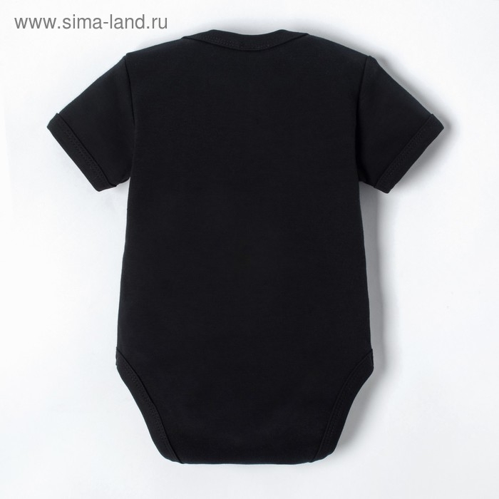 Боди Крошка Я Боди Крошка Я "Sport Family", чёрный, р.22, рост 62-68