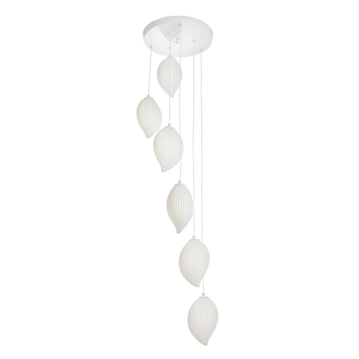 Светильник BayerLux "Манго" 6хG9 15Вт  белый 18х18х9-200см