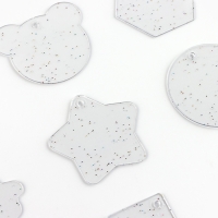 Большой набор для создания акриловых брелоков с наклейками Большой набор для создания акриловых брелоков с наклейками