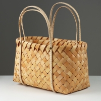 Набор корзин плетеных, 40x26xH24/45 см, 33x21xH23/41 см, 2 шт, секвойя