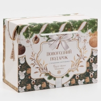 Пакет-коробка &laquo;Подарок для тебя&raquo;, 23 х 18 х 11 см, Новый год