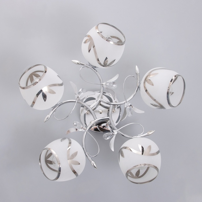 Люстра "Жаннета" 5х40Вт Е27 Хром МОДЕЛЬ: 2800064