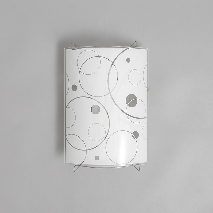 Светильник Светильник "Круги" 1 лампа E27 60 Вт моллир. 22х15см