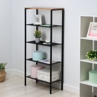 Стеллаж &laquo;Торонто 25&raquo;, 67&times;30&times;146,5 см, цвет чёрный