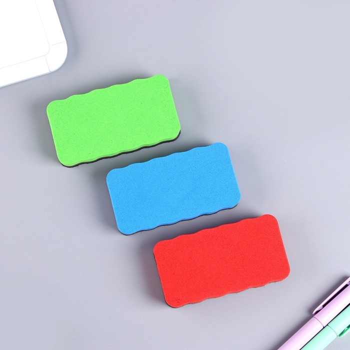 Губка для маркерных досок МИКС, 10,5 &times; 5,5 см