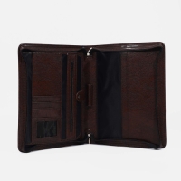 Папка для документов &laquo;Алекс&raquo;, цвет коричневый