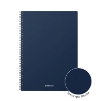 Тетрадь А4 на спирали, 60 листов в клетку, ErichKrause Classic, пластиковая обложка, блок офсет 100% белизна, МИКС Тетрадь А4 на спирали, 60 листов в клетку, ErichKrause Classic, пластиковая обложка, блок офсет 100% белизна, МИКС