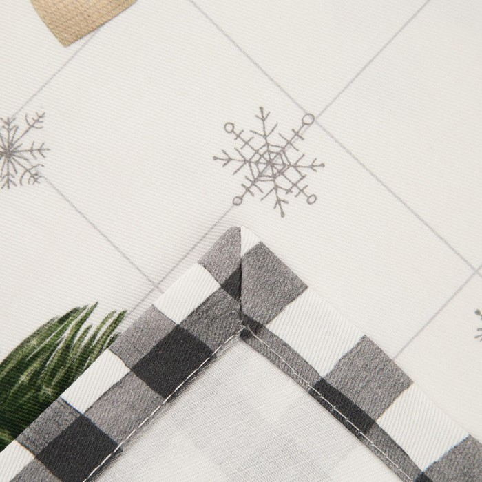 Скатерть Скатерть "Этель" Happy New Year 149х110см с ГМВО, 100%хл, 190г/м2