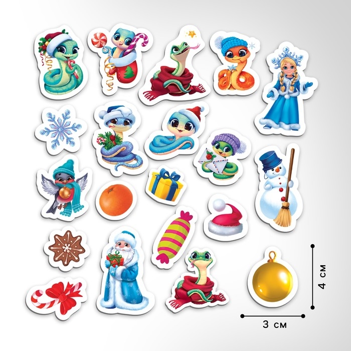 Игра на липучках на новый год. Веселые липучки &laquo;Елочка-красавица&raquo;, змея