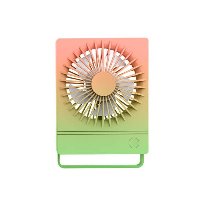 Портативный вентилятор YS2202B, 500 мАч, 3 режима, вход micro-USB, провод, градиент тёплый Портативный вентилятор YS2202B, 500 мАч, 3 режима, вход micro-USB, провод, градиент тёплый