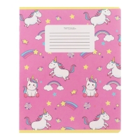 Комплект тетрадей из 10 штук, 12 листов в клетку Calligrata "Единорожки", обложка мелованный картон, ВД-лак, блок офсет, 5 видов по 2 штуки Комплект тетрадей из 10 штук, 12 листов в клетку Calligrata "Единорожки", обложка мелованный картон, ВД-лак, блок офсет, 5 видов по 2 штуки