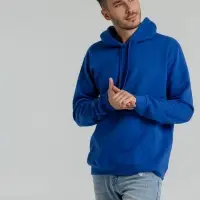 Толстовка с капюшоном Snake II ярко-синяя, размер XS