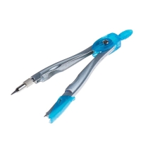 Циркуль металлический 115 мм в пластиковой тубе, с защитным колпачком на иголке, МИКС Циркуль металлический 115 мм в пластиковой тубе, с защитным колпачком на иголке, МИКС