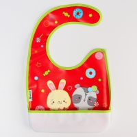 Нагрудник для кормления «Candy Bar» непромокаемый на липучке, с карманом Нагрудник для кормления «Candy Bar» непромокаемый на липучке, с карманом