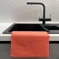 Полотенце вафельное &laquo;Деметра&raquo;, малое, оранжевое (грейпфрут)