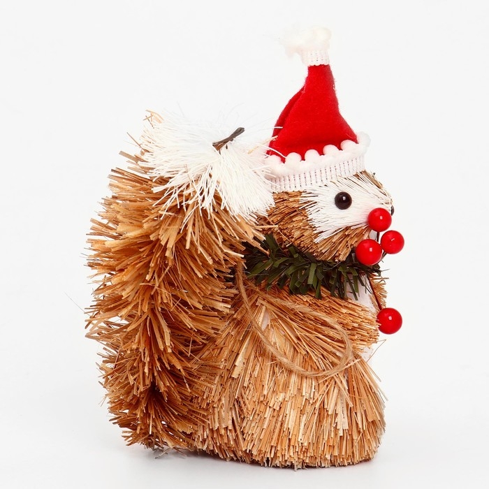 Декоративная подвеска &laquo;Белочка в новогоднем колпаке&raquo; 12 &times; 7 &times; 15 см