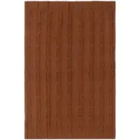 Плед Snefald, коричневый (темное золото)