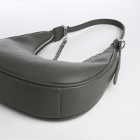 Сумка женская хобо на молнии TEXTURA, средний размер, цвет серый Сумка женская хобо на молнии TEXTURA, средний размер, цвет серый