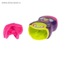 Точилка 1 отверстие с контейнером Maped Loopy Fancy, с ластиком, 2в1, микс Точилка 1 отверстие с контейнером Maped Loopy Fancy, с ластиком, 2в1, микс