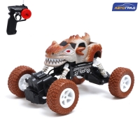 Джип радиоуправляемый DINO, работает от аккумулятора, цвет коричневый Джип радиоуправляемый DINO, работает от аккумулятора, цвет коричневый
