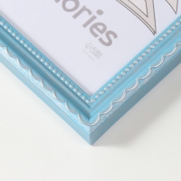 Фоторамка пластик "Стиль голубой" 15х21 см, голубой Фоторамка пластик "Стиль голубой" 15х21 см, голубой