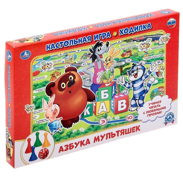Настольная игра &laquo;Азбука Мультяшек&raquo;