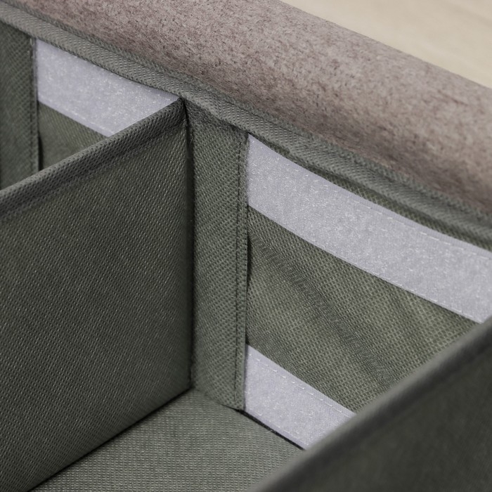 Короб для хранения обуви &laquo;Рон&raquo;, 58&times;30&times;15 см, цвет серый