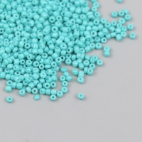 Бисер стекло 12/0 "Бирюзовый" яркий 450 гр Бисер стекло 12/0 "Бирюзовый" яркий 450 гр