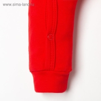 Комбинезон Крошка Я "Первый НГ", рост 74-80 см, красный