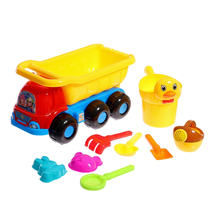 Набор для игры в песке &laquo;Грузовичок&raquo;, 9 предметов