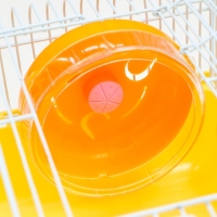 Клетка для грызунов "Пижон", 27 х 21 х 17 см, жёлтая Клетка для грызунов "Пижон", 27 х 21 х 17 см, жёлтая