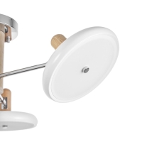 Люстра "Джулия" 3хLED 72Вт 3000-6000К бело-хромовый 62х62х22 см