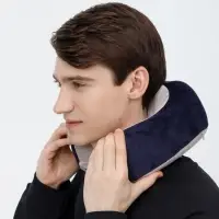 Дорожная подушка-массажер inRelax, синяя Дорожная подушка-массажер inRelax, синяя