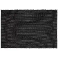 Плед Fringy, черный с белым