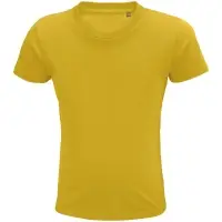 Футболка детская Pioneer Kids, желтая, на рост 118-128 см (8 лет)