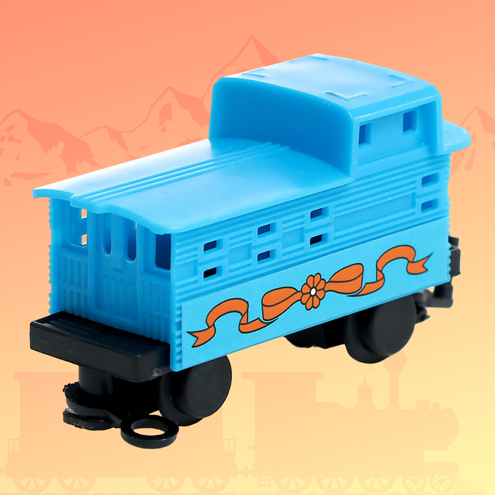 Железная дорога &laquo;Скорый поезд&raquo;, работает от батареек