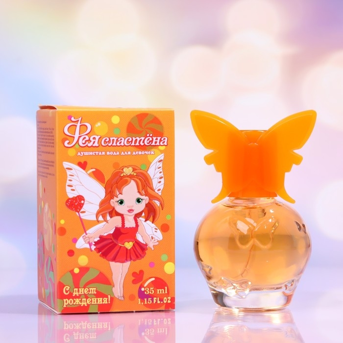 Душистая вода для девочек Феечки Душистая вода для девочек Феечки "Сластена", 35 мл