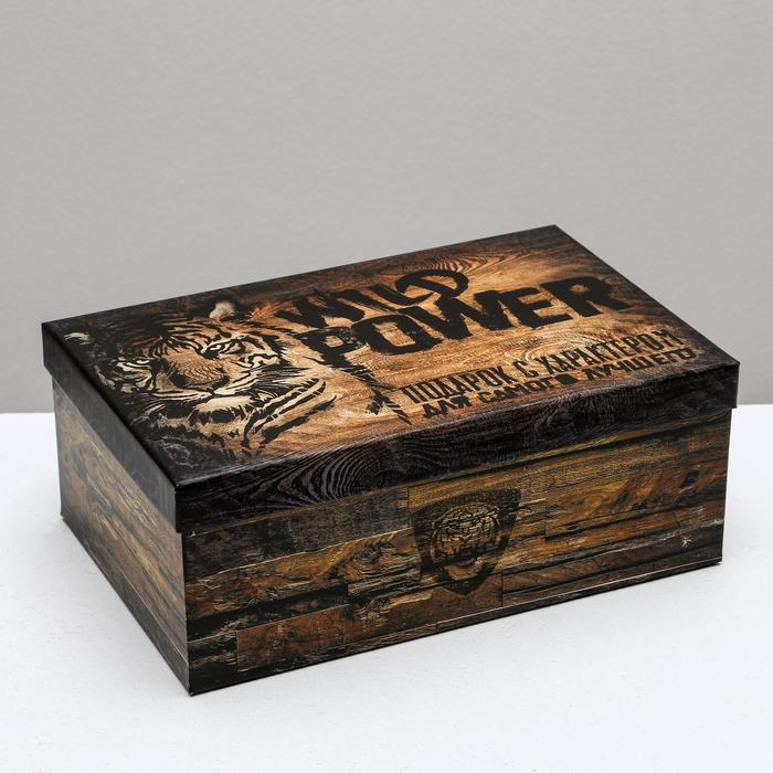 Набор коробок 10 в 1, упаковка подарочная, &laquo;Ящики&raquo;, 12 х 7 х 4 - 32.5 х 20 х 12.5 см