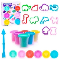 Набор для детской лепки &laquo;Тесто-пластилин. Животный мир&raquo;