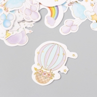 Наклейки для творчества "Погодные явления" тиснение серебро набор 48 шт 9х7х0,8 см Наклейки для творчества "Погодные явления" тиснение серебро набор 48 шт 9х7х0,8 см