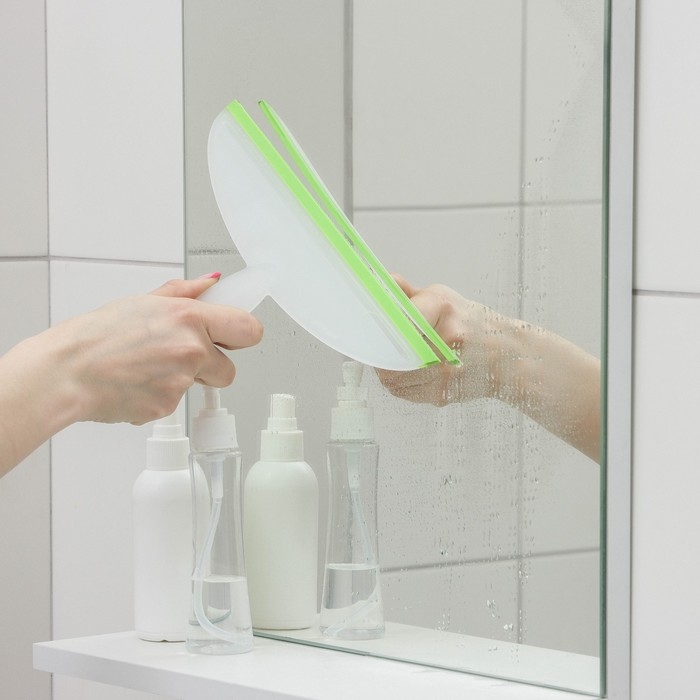 Водосгон Доляна, 24,5×16,5 см, пластиковая ручка, силиконовый сгон Водосгон Доляна, 24,5×16,5 см, пластиковая ручка, силиконовый сгон